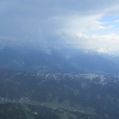Flugwegposition um 12:55:38: Aufgenommen in der Nähe von Gemeinde Filzmoos, 5532, Österreich in 2947 Meter